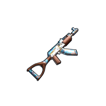 TrainwrecksTV Assault Rifle – skin Assault Rifle w Rust