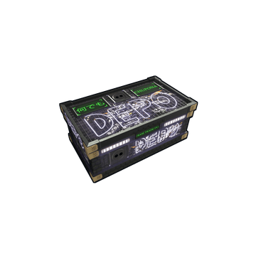 BasetradeTV Box – skin Large Wood Box w Rust