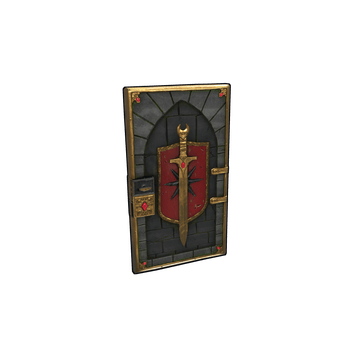 Kingdoms II Door – skin Sheet Metal Door w Rust