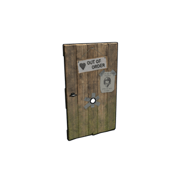Suspect Door of Glory – skin Wooden Door w Rust