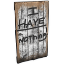 Brit Wooden Door - Rust-Skin für Holztür