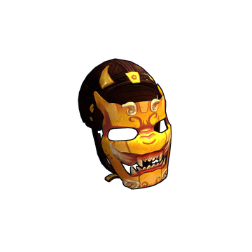 Buddha Mask – skin Metal Facemask w Rust