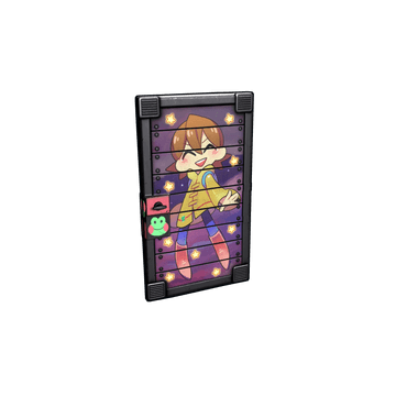 Ash_On_LoL Door – skin Sheet Metal Door w Rust