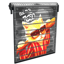 Ricoy23 Garage Door - Rust-Skin für Garagentor