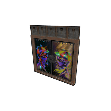 ShackyHD Armored Double Door – skin Armored Double Door w Rust