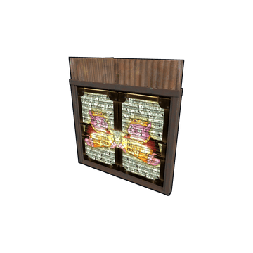 notoriuspig_ Sheet Metal Double Door – skin Sheet Metal Double Door w Rust