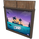 Streamerland Double Door - Rust-Skin für Doppeltür aus Blech