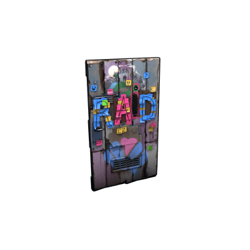 RAD Wooden Door – skin Wooden Door w Rust