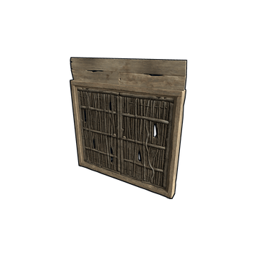 Twig Rivals Wooden Double Door – skin Wood Double Door w Rust