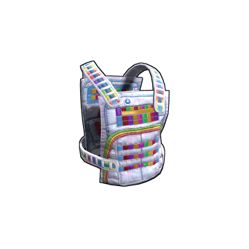 Rubius Rainbow Chestplate – Rust Metal Chest Plate skin