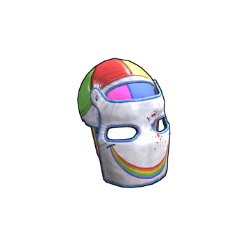 Rubius Rainbow Facemask – Rust Metal Facemask skin