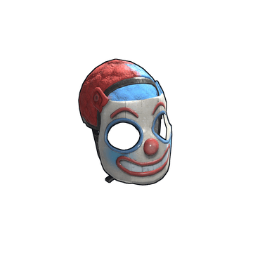 hJune Clown Mask – skin Metal Facemask w Rust