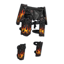 Flame Anarchy Wood Armor Pants Rust trading value