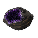 Amethyst Geode Rock - Rust-Skin für Stein