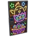 Neon Rise Sheet Metal Door - Rust-Skin für Blechtür
