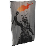 Gothic Veil Flamebearer Wooden Door image