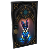 Easter Bunny Sheet Metal Door