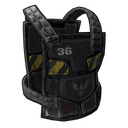 Wasteland Recruit Chest Plate - Rust-Skin für Metall Brustplatte