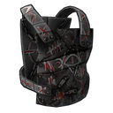 Psycho Chest Plate - Rust-Skin für Metall Brustplatte