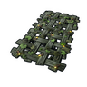 Fireflies Rug Rug Rust skin