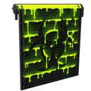 Biohazard Bunker Garage Door - Rust-Skin für Garagentor