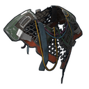 Cargo Heli Poncho - Rust-Skin für Lederponcho