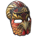 Cock Facemask - Rust-Skin für Metall Maske