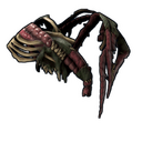 Tooth Monster Poncho - Rust-Skin für Lederponcho