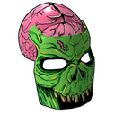 Dr. Brainus Facemask - Rust-Skin für Metall Maske