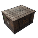 Small Tea Box - Rust-Skin für Holzkiste