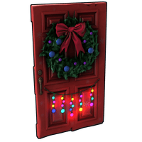 Christmas Wooden Door image
