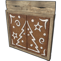 Ginger Bread Wooden Double Door image