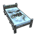 Ice Vortex Bed - Rust-Skin für Bett