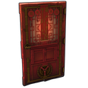 Lunar Horse Fortune Wooden Door - Rust-Skin für Holztür