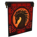 Lunar Horse Garage Door - Rust-Skin für Garagentor