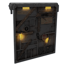 Welded Quarantine Garage Door - Rust-Skin für Garagentor