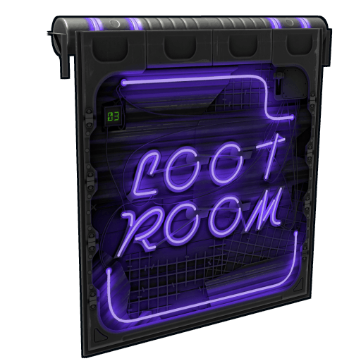 Neon Loot Room Door image
