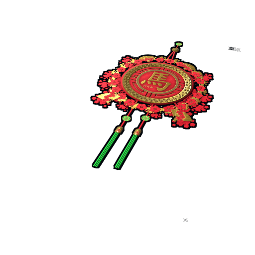 Year of the Fire Horse Wall Pendant image