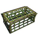 Bamboo Cage Large - Rust-Skin für Große Holzkiste