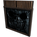 Twisted Metal Double Door - Rust-Skin für Doppeltür aus Blech