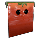 Señor Tomato Garage Door - Rust-Skin für Garagentor