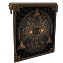 All-Seeing Eye Garage Door - Rust-Skin für Garagentor
