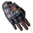 Space Raider Roadsign Gloves - Rust-Skin für Straßenschild Handschuhe