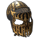 Night Demon Facemask - Rust-Skin für Metall Maske
