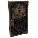 All-Seeing Eye Door - Rust-Skin für Blechtür