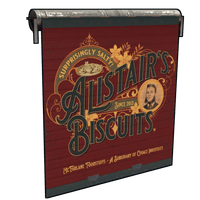 Alistair's Biscuits Garage Door