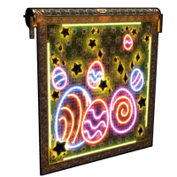 Neon Easter Garage Door image