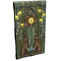 Wooden Rabbit Door