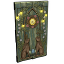 Wooden Rabbit Door - Rust-Skin für Holztür