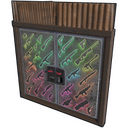 Gunhouse Double Door - Rust-Skin für Doppeltür aus Blech